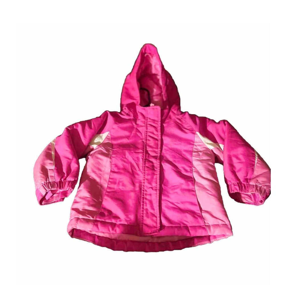 est. 1989 Place Girl  Pink Winter Coat Jacket Hoodie Pocket Size  3 T